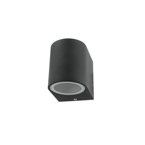 Wandlamp LED 1x5Watt ZWART 230Volt IP44 dimbaar