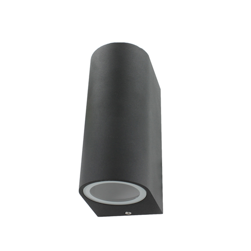 Wandlamp LED 2x3Watt ZWART 230Volt IP44 dimbaar