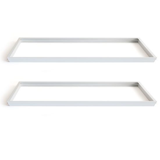 Set 2x Opbouwframe 300x1200mm WIT