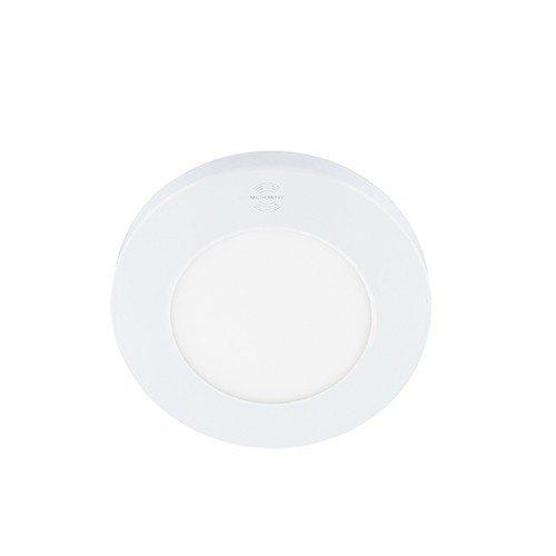 LED opbouwspot met ingebouwde bewegingssensor WIT 3Watt rond microwave sensor
