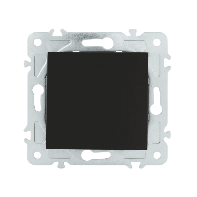 Blindplaat Nero zwart