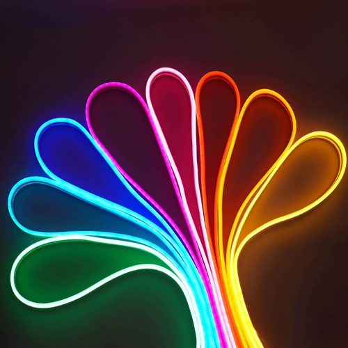 WiFi LED strip 230V - Novo neon flex RGB IP67 dimbaar - op maat per 100cm - compleet met stekker