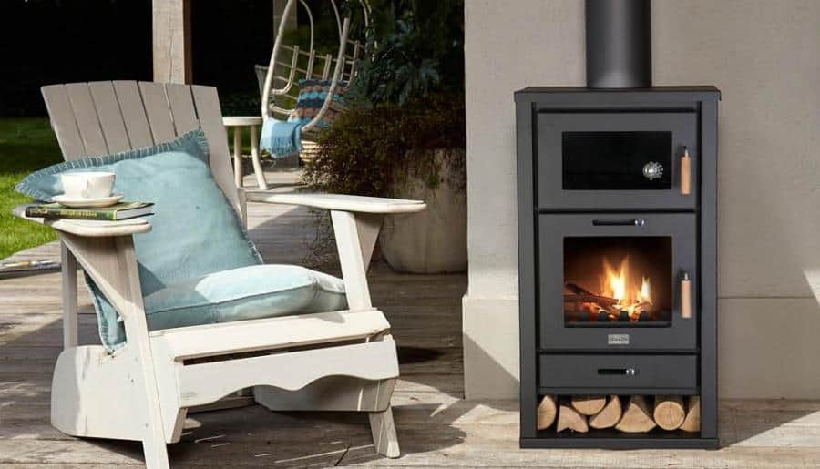 tuin inspiratie houtkachel