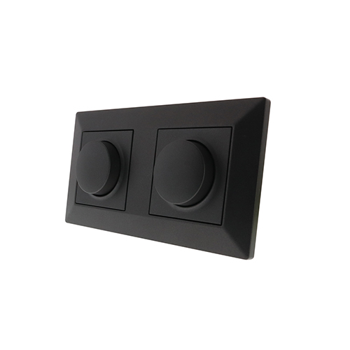 Nero dubbele LED dimmer combinatie compleet (met wissel schakeling mogelijkheid)