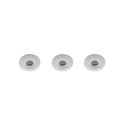 Set 3x Alpha LED mini spot 3Watt rond WIT IP68 dimbaar