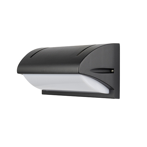 Wandlamp LED 10Watt ZWART 230Volt IP65