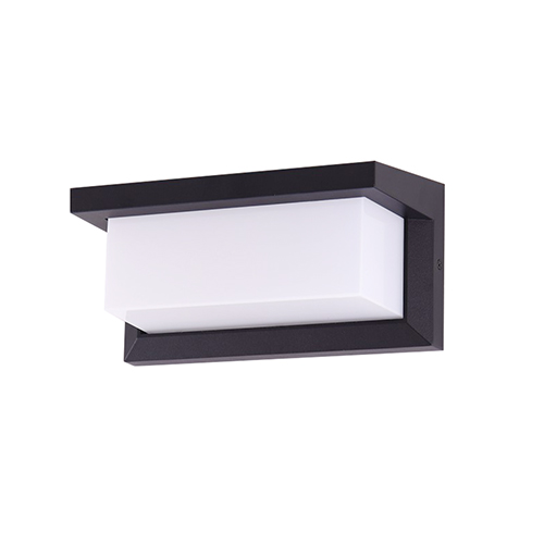 Wandlamp LED 10Watt ZWART 230Volt IP65