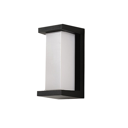 Wandlamp LED 10Watt ZWART 230Volt IP65