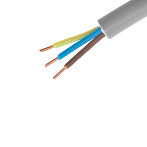 Buitenkabel / grondkabel YMVK rond 3x2.5mm² GRIJS