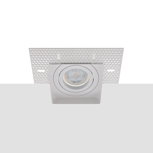 Philips LED trimless spot kantelbaar GU10 3.7Watt vierkant WIT dimbaar