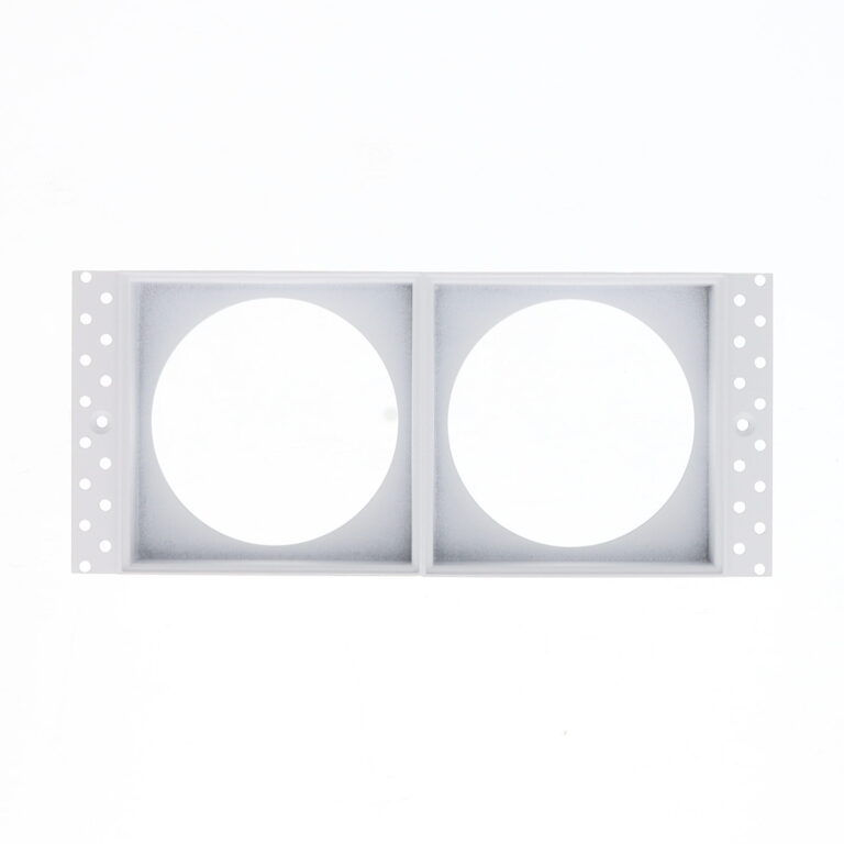 Opvulring trimless LED armatuur vierkant dubbel WIT