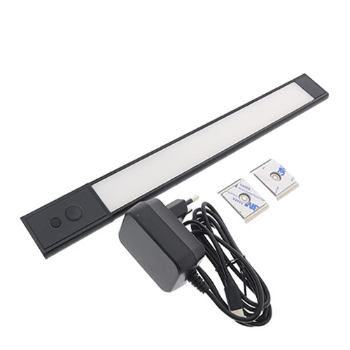 Geronimo LED bar 30cm 4W Switch Tone zwart dimbaar 230V
