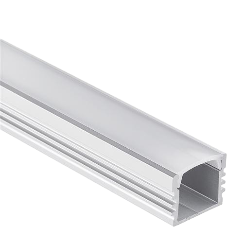 Optie: aluminium profiel 1-meter voor COB ledstrip (302)