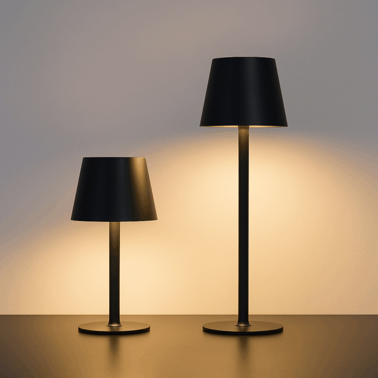 (2 in 1) LED Tafellamp Oplaadbaar zwart - USB-C - Dimbaar