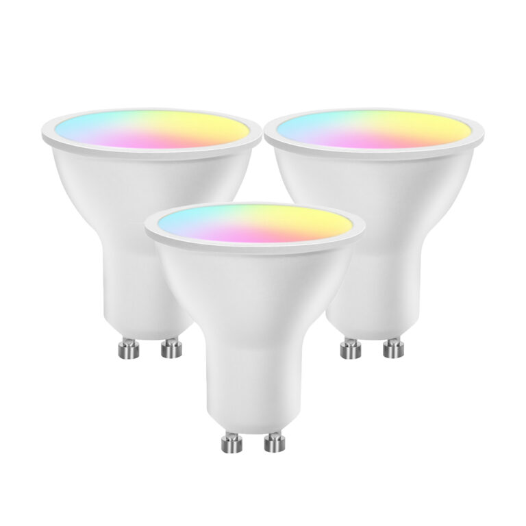 Set 3x GU10 Smart LED lamp 5Watt RGBW WIFI
