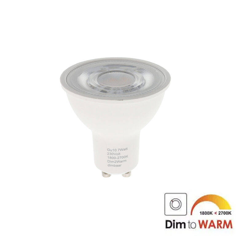 LED lamp GU10 5Watt dimbaar Dim to Warm