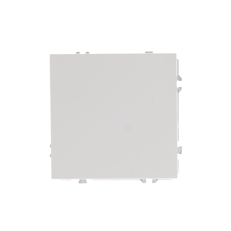 Enkelvoudige schakelaar Milaan wit