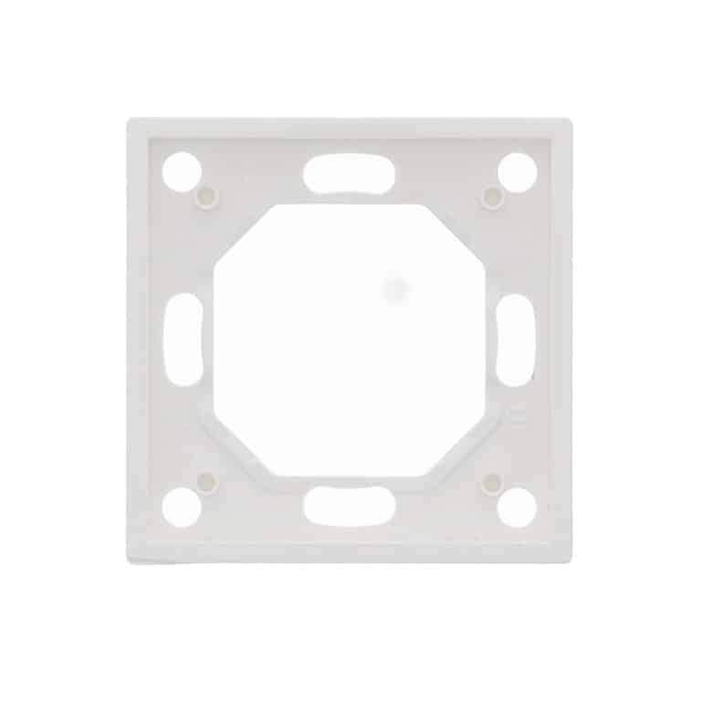 Enkelvoudig afdekraam Milaan wit