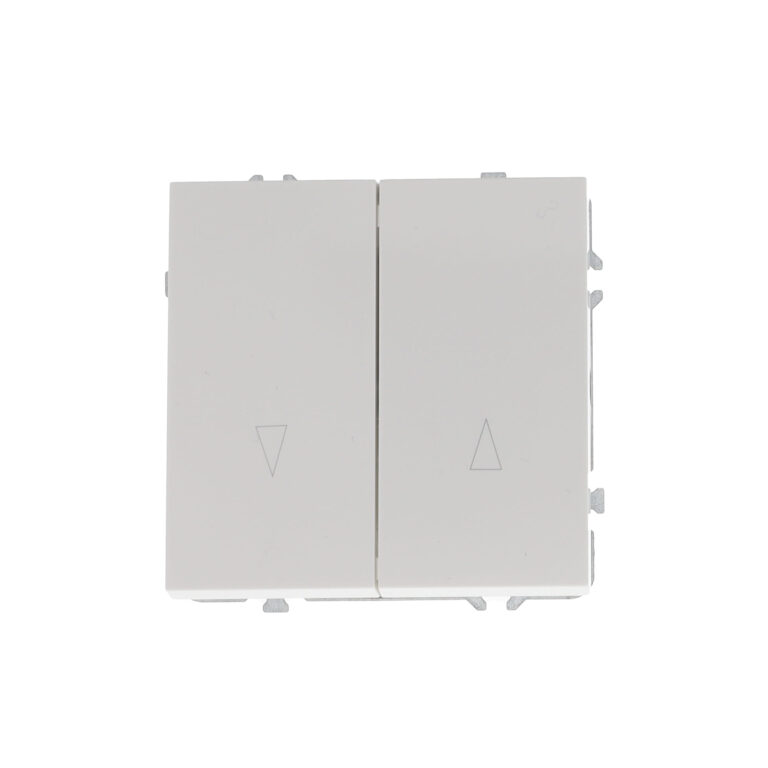 Rolluik Screen Gordijn schakelaar Milaan wit