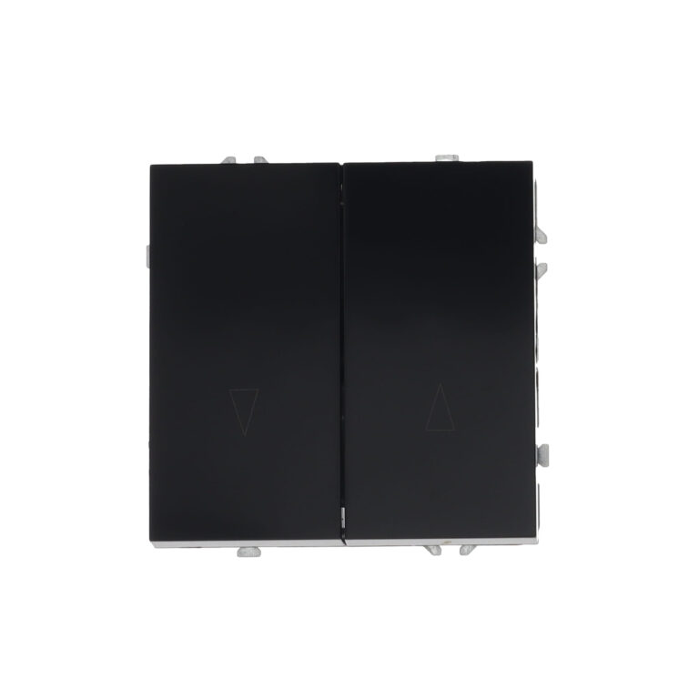 Rolluik Screen Gordijn schakelaar Milaan diep zwart