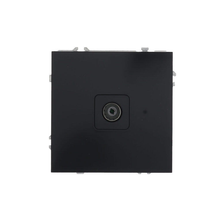 TV coax aansluiting Milaan diep zwart