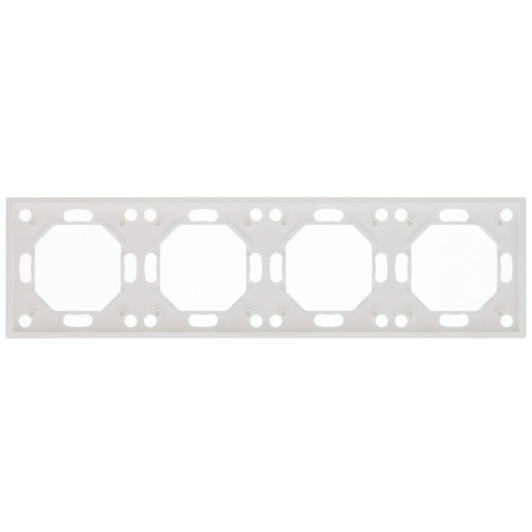 Viervoudig afdekraam Milaan wit